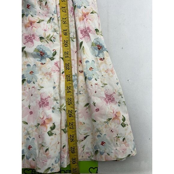 Abercrombie & Fitch Floral Emerson Poplin Puff Sleeve Mini Dress - Picture 9 of 11